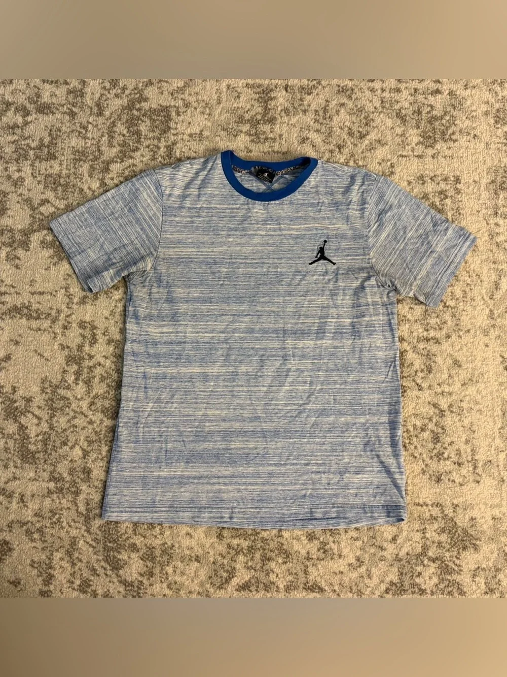 Men’s Medium Jordan Blue & White Fade Tee